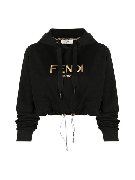 cropped hoodie Fendi